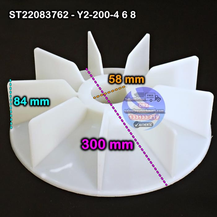Kipas Dinamo Y2-200-4 6 8 Y2-200-4.6.8 Y2-200