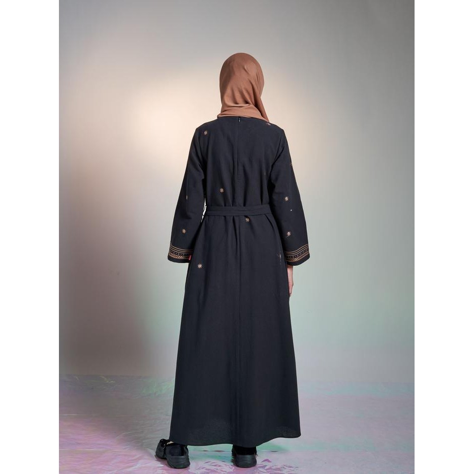 [Dauky] New Arrival Gamis Raya Series Terbaru Linen Bordir L Dress Classic Sydney Original Best