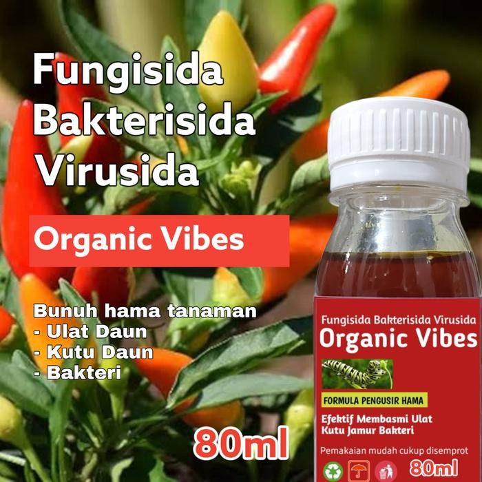 PROMO Fungisida Bakterisida Virusida Untuk Tanaman Organik Vibes 80ml
