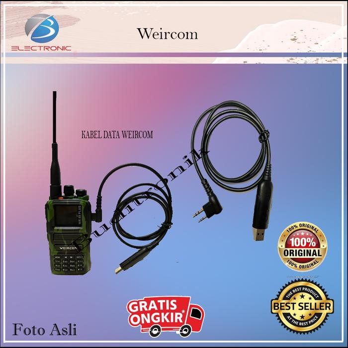 Ready Kabel Data Ht Weircom Wr 88+Softwear PROGRAM USB HT WEIRCOM Wr 808