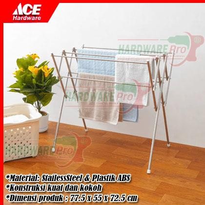 Jemuran Baju Lipat Rak Jemuran Stainless Steel Stora Ori Ace Hardware