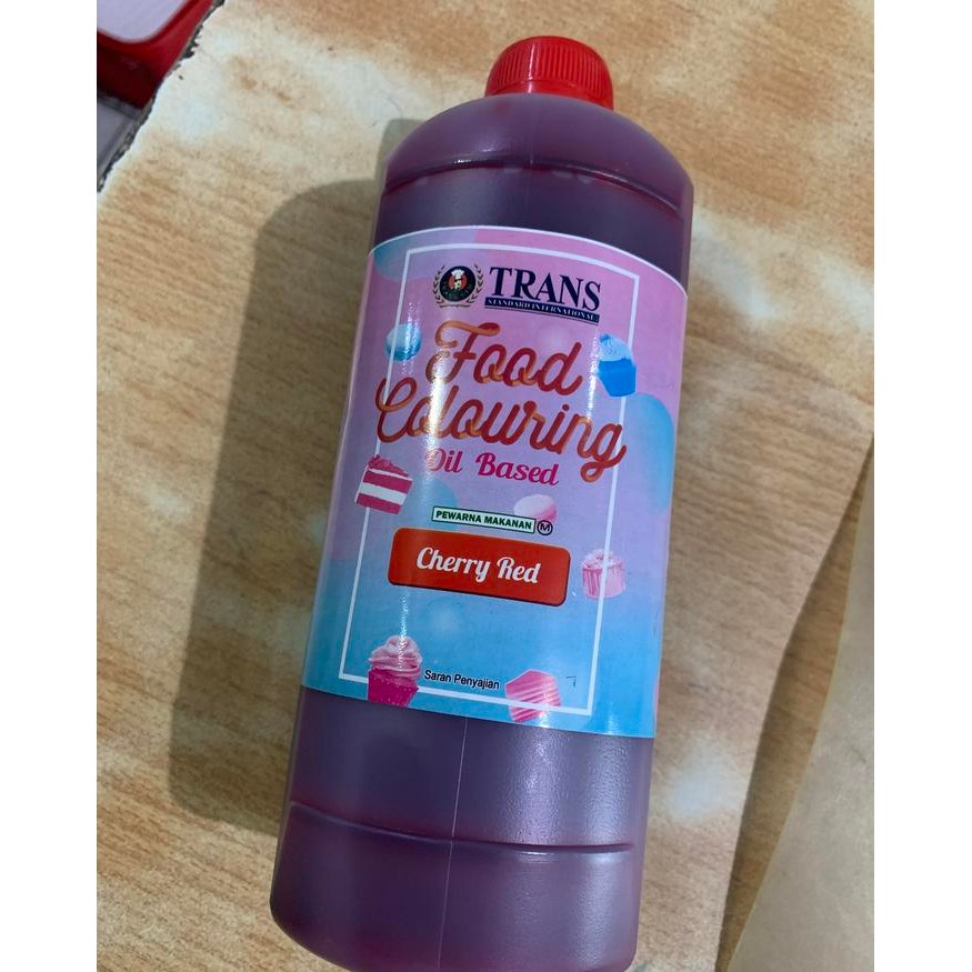 instanChatsaja- Trans Coloring Red 1 Kg / Cherry Red Pewarna Makanan Merah