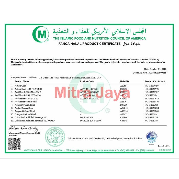 instanChatsaja- Arabic Gum Food Grade 100 Gram / Gum Arabic Powder / Arabic Gum Powder / Acacia Gum