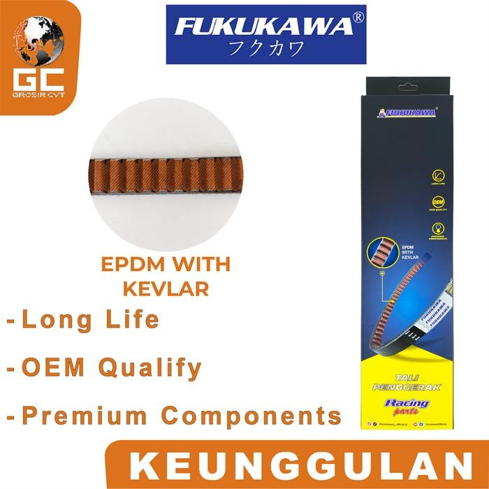 Vanbelt V Belt Fanbelt Vario 150 Esp Led Old New K36 Epdm Kevlar Racing Fukukawa