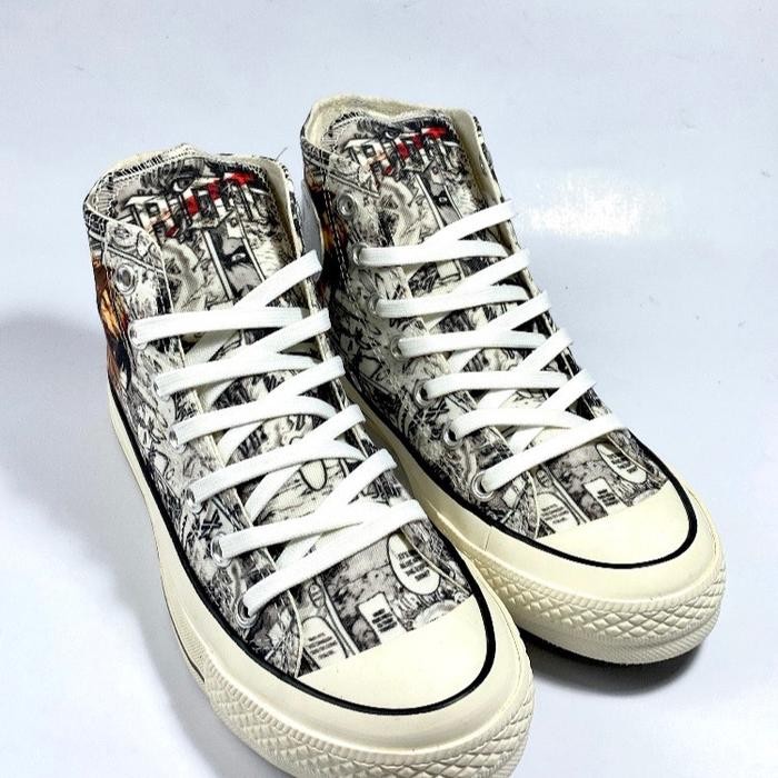 setia SEVENCA SEPATU SERI AOT EREN YEAGER HIGH