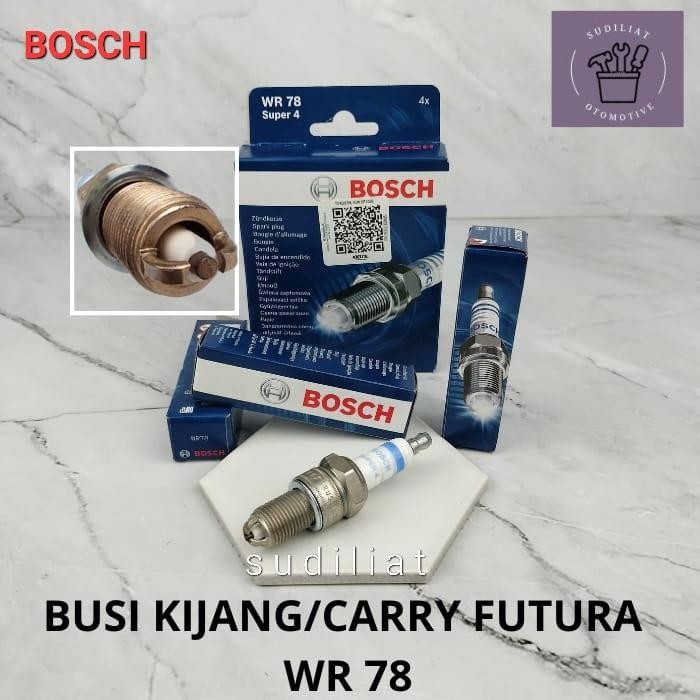 BUSI MOBIL FUTURA / KIJANG WR78 SPARK PLUG BOSCH ORIGINAL (4PCS)