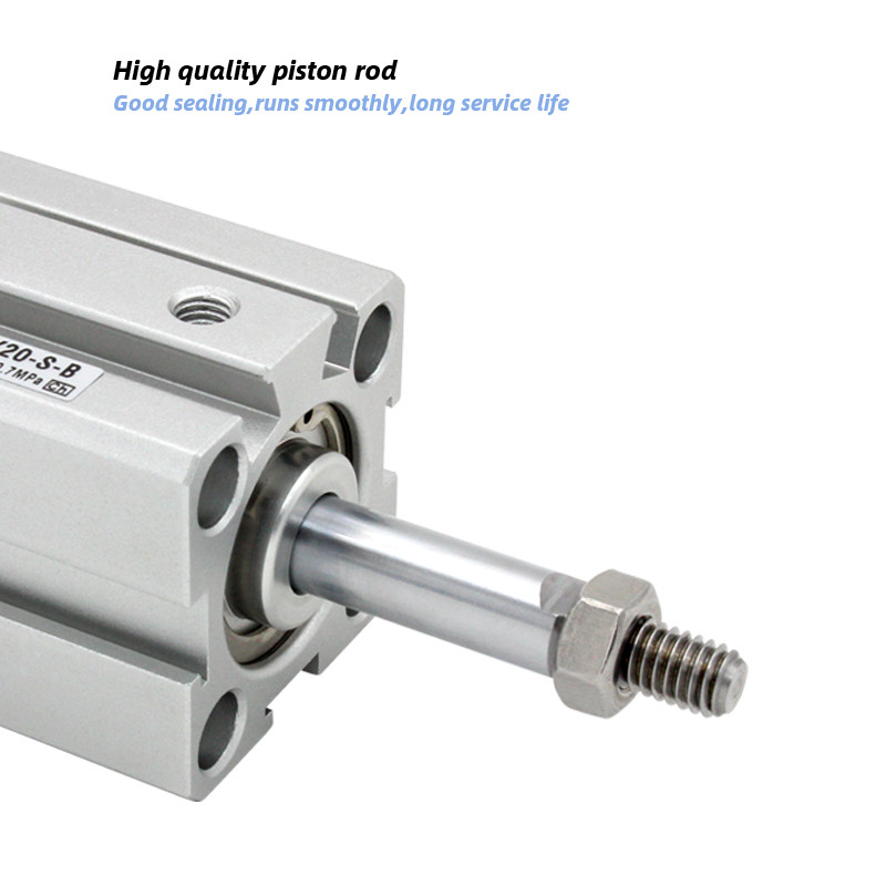 Sda20-B Air Pneumatic Cylinder Double Acting Compact Cylinder Bore 20 Mm Stroke 5-100Mm Male Thread