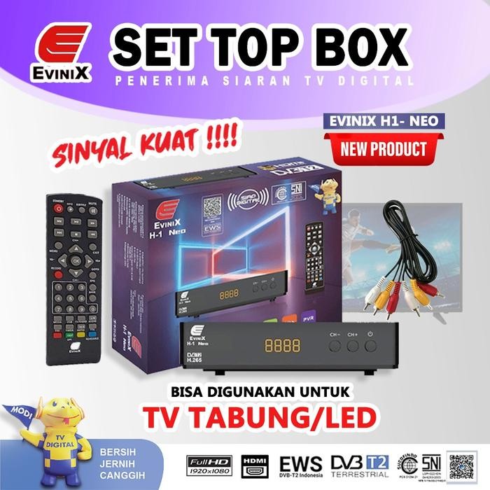 Stb Tv Digital Termurah Dvb-T2 Decoder Receiver Set Top Box Tv Premium Support Semua Tv Terlaris