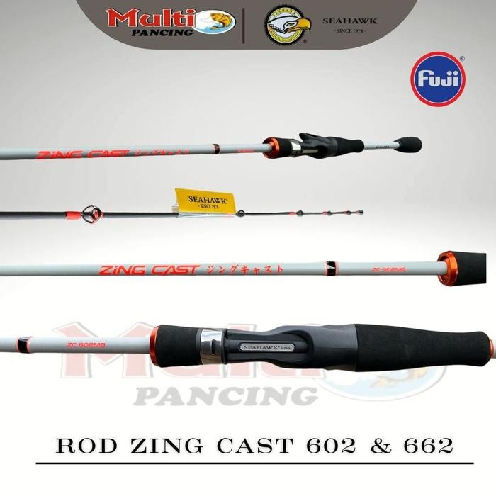 Joran dan Reel BC seahawk ZING CAST