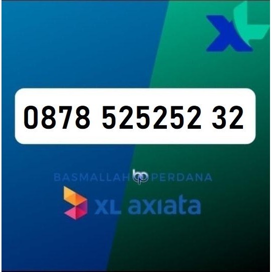 Nomor Cantik XB78 525252 32 Perdana XL 4G 5G YOP925
