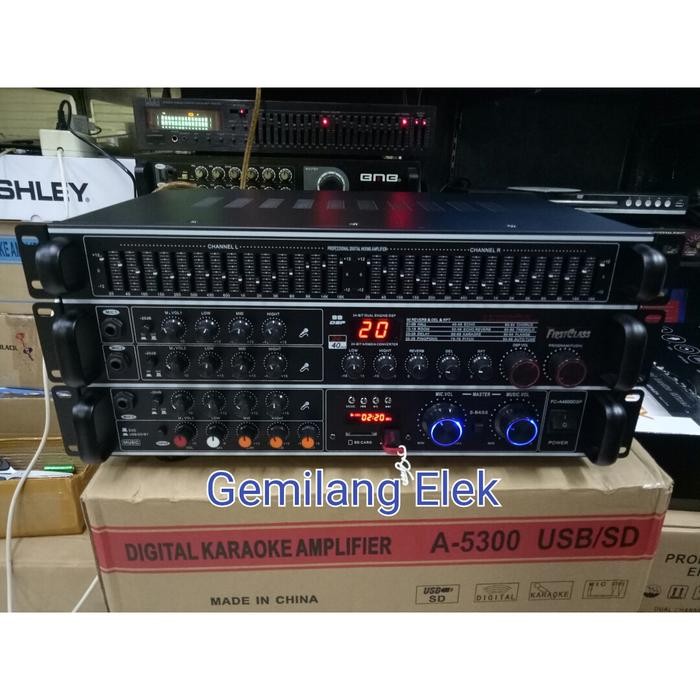 Amplifier Mixer FIRSTCLASS FC A4600DSP Digital Effect Vocal 99 DSP