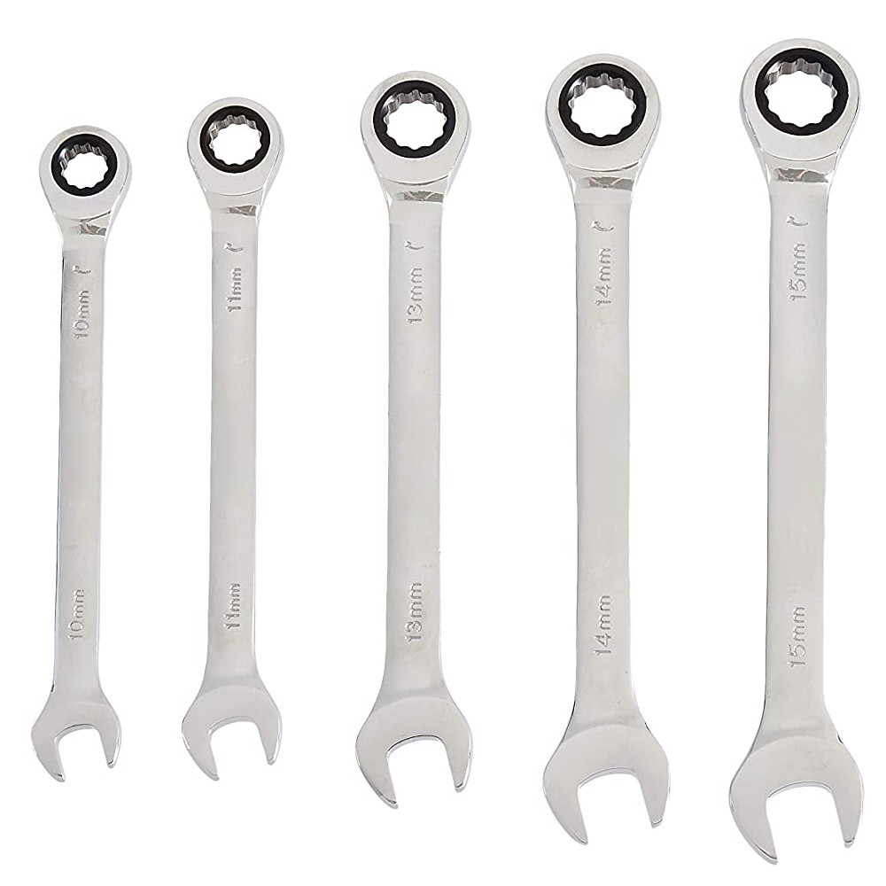 Ratcheting Wrench Set Large Wrench Set Hand Tools for Car Toos Set