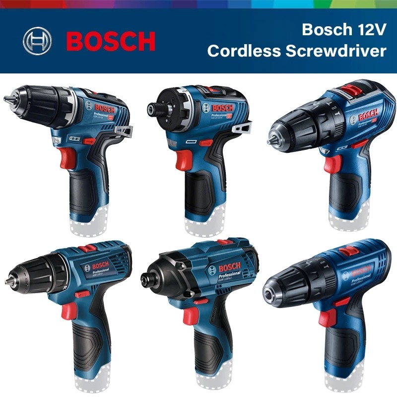 Bosch 12V Series Electric Drill Household Cordless Hand Drill Brushless Electric Screwdriver Bosch P