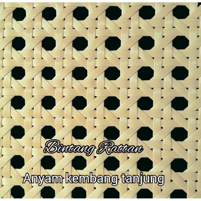 Anyaman Rotan Sintetis Kembang Tanjung Lembaran Anyaman Rotan Antiq