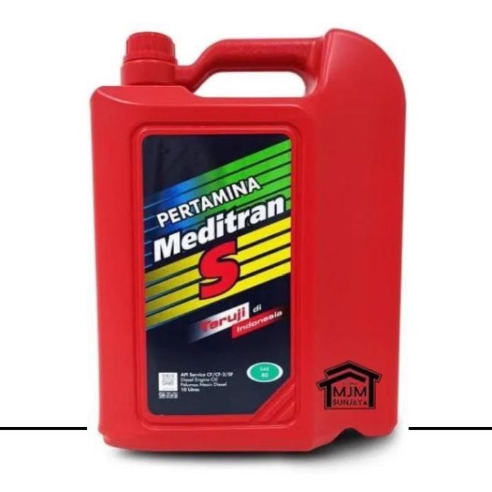 OLI MESIN DIESEL SOLAR PERTAMINA MEDITRAN S SAE 40 KEMASAN GALON 10 L