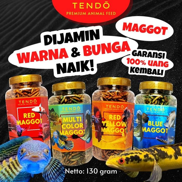 Cppetindo - Maggot Bsf Maggot Kering Pakan Makanan Ikan Koi Predator