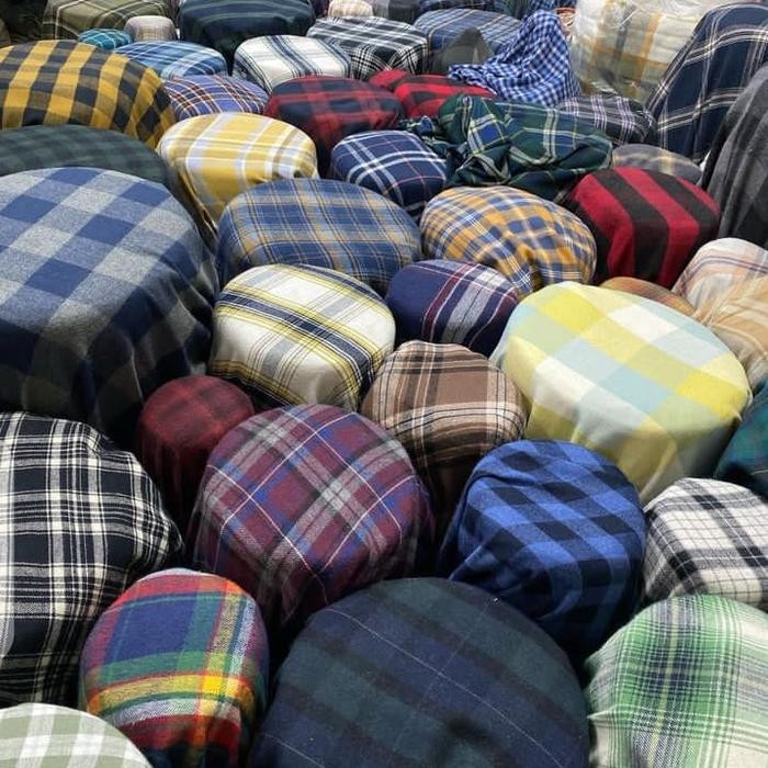 Kain flanel kain flanel kotak kain flanel import bahan kemeja flanel