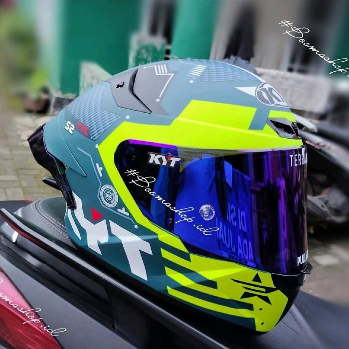 TERMURAH kyt ttc fuselage yelow matt Helm READY STOCK