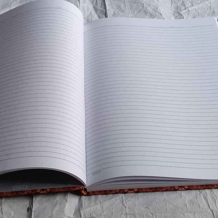 zk4z- Buku Tulis Folio Hardcover Batik Kiky A