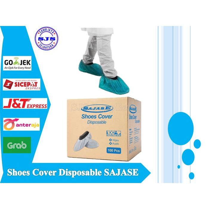 KJB Cover Shoes Medis Hijau Shoes Cover Medis Shoes Cover 1 Box 100pcs