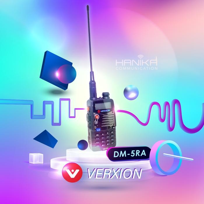 VERXION DM-5RA HT DIGITAL ANALOG DUAL BAND FREE TAS DAN HANDSFREE DM5