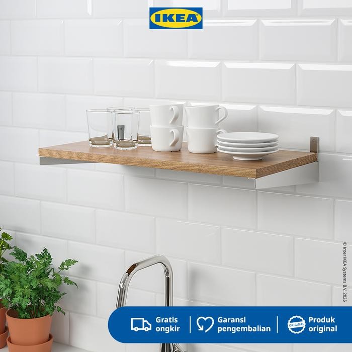 IKEA KUNGSFORS Rak Dapur Dinding Veneer Kayu Ash 60 cm