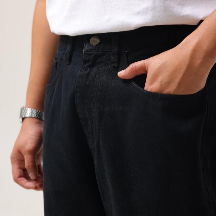 323r- Baihaqi Sirwal Denim Hamra Hitam Bss1C