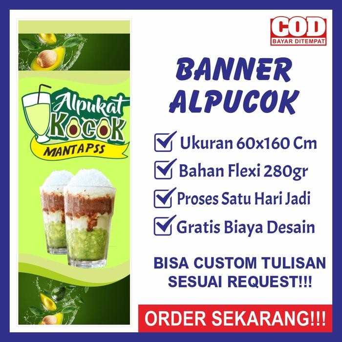 DISKON Banner Baner Bener Benner Spanduk Sepanduk Promosi Usaha Jual Jualan Jus Juice Minuman