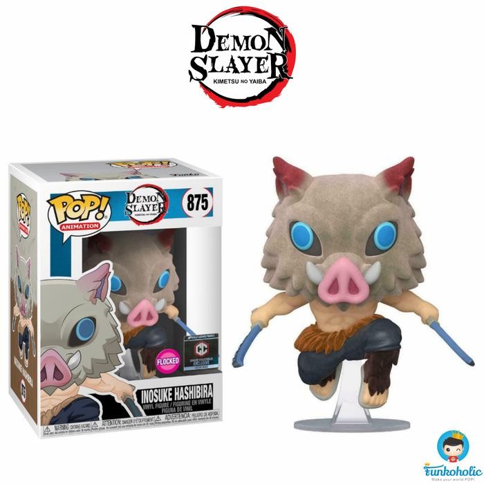 Funko POP Demon Slayer - Inosuke Hashibira Flocked CHALICE EXCLUSIVE