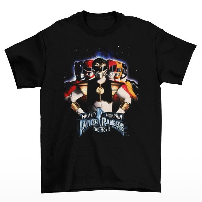Sale Tomoinc T-Shirt Kaos Power Ranger - The Movie Terlaris