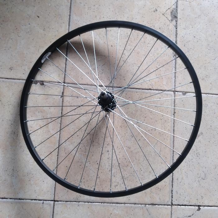 VELG/RIMS SEPEDA WHEELSET 26 MTB GENIO ALLOY HITAM 36H