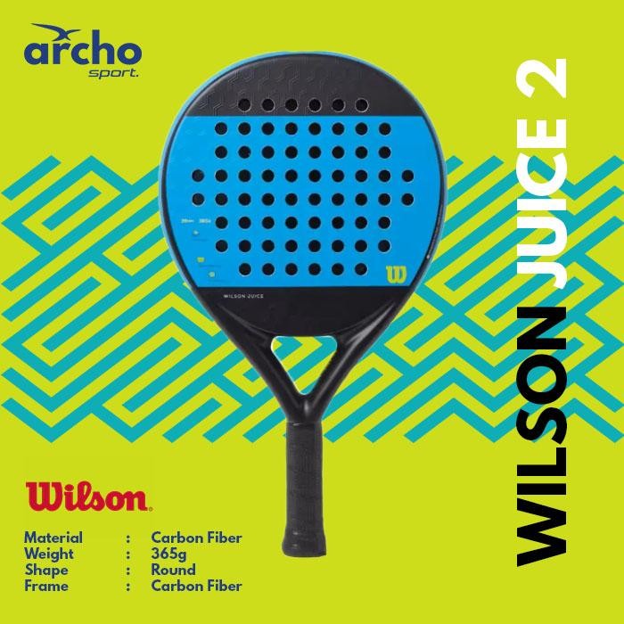 WILSON Juice 2 Padel Racket / Raket Padel ORIGINAL 100% Paddle