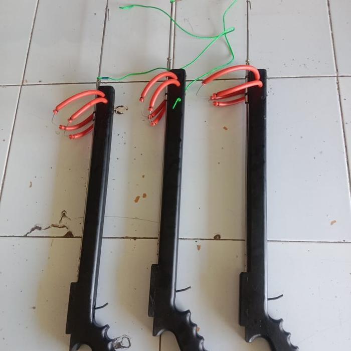 Speargun Ikan Doble Karet 120cm 65 cm