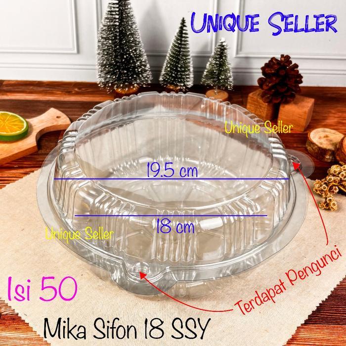 [Isi50] Mika Bolu Bulat Sifon 18 cm 18cm SSY / Mika SF18 SF 18 SSY / Mika Bolu Bulat 18cm 18 cm /