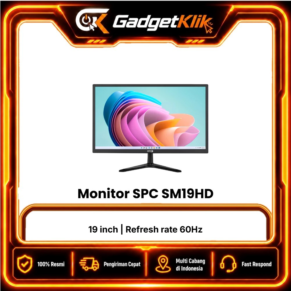 SPC MONITOR 19 INCH SM-19HD IPS HD 720P 1MS 60HZ 1Y