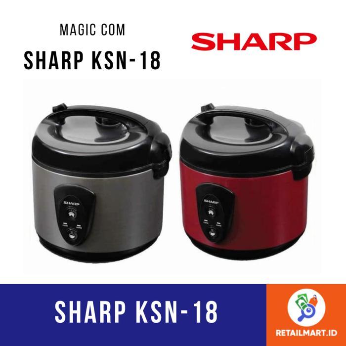 COD SHARP: KSN- 18 MAGIC COM RICE COOKER 1.8 Liter ORIGINAL