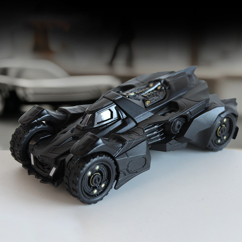 JADA 2015 Arkham Knight Batmobile 1:32 Die-Cast Model - Primer Black with Free-Rolling Wheels