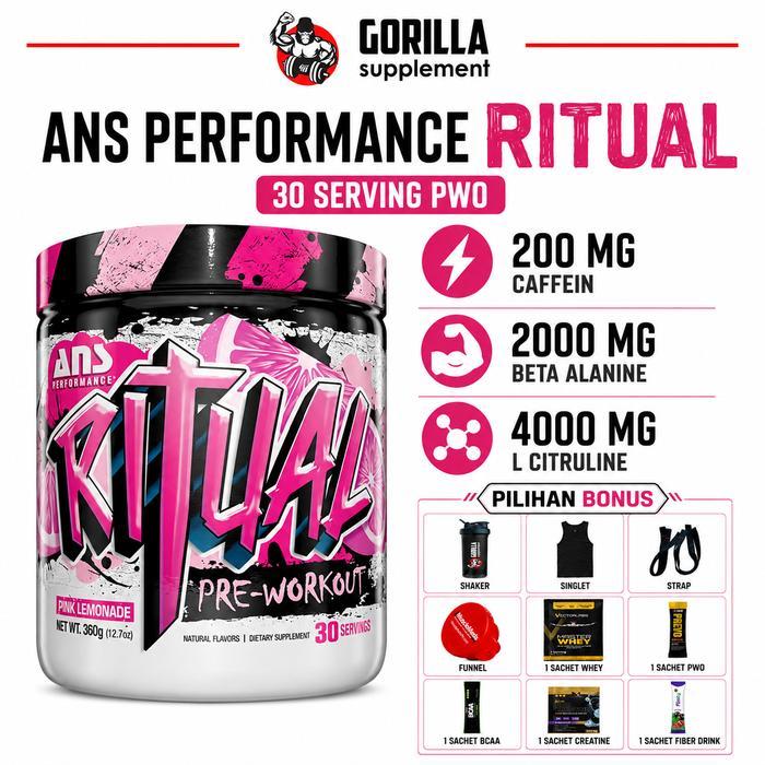 ANS PERFORMANCE RITUAL 30 SERVING PREWORKOUT Suplemen Fitness