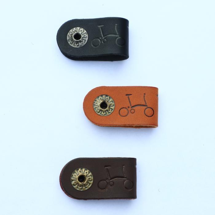 Aksesoris Sepeda - Leather klip kabel sepeda -Terjangkau