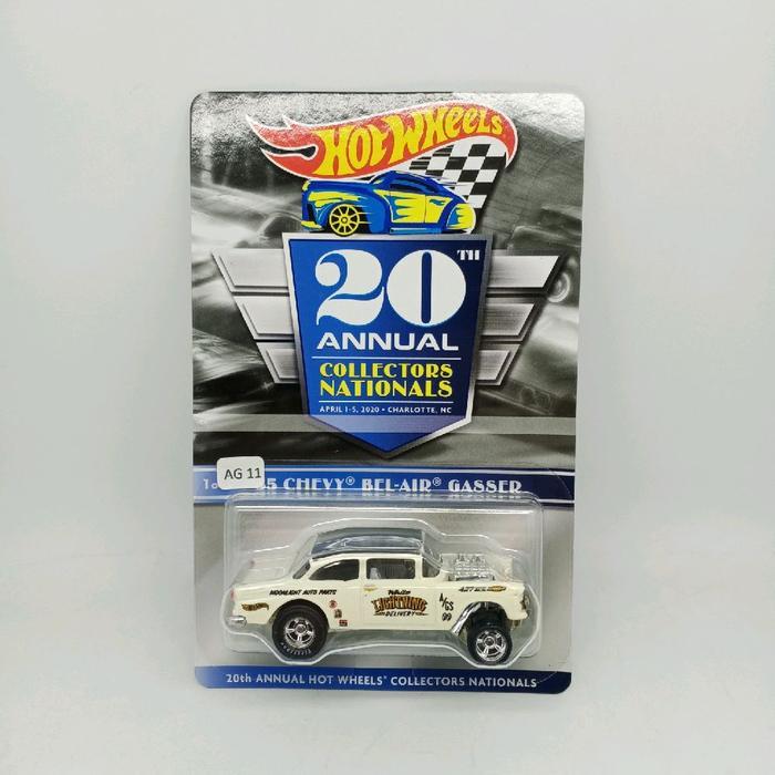 Hot Wheels Hw Convention 20Th Collectors Nationals 55 1955 Chevy Chevrolet Bel Air Gasser Holo 3