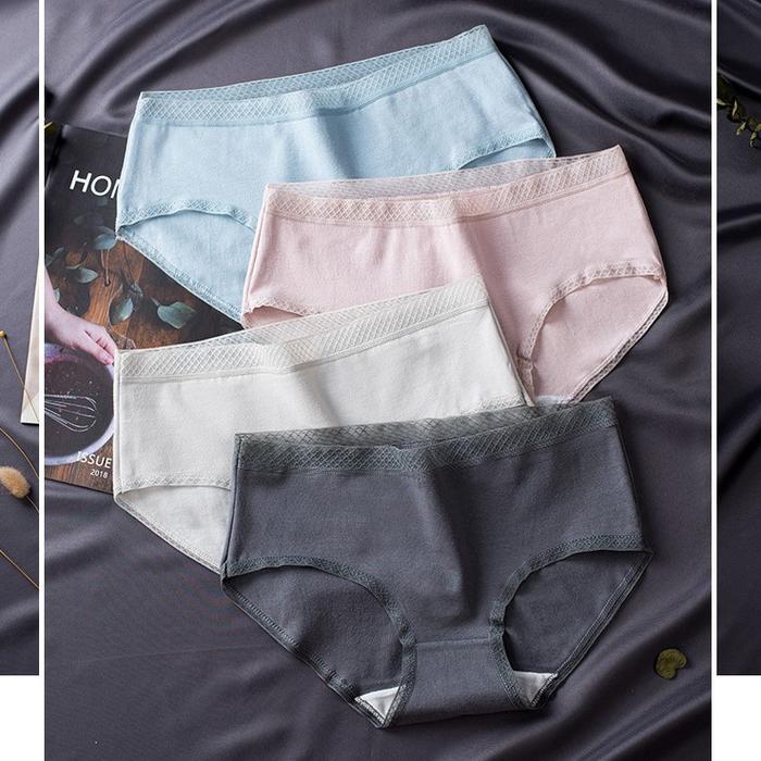 [PROMO] PANTIES KATUN MURNI CD TIPIS LUCU WANITA PANTY PEREMPUAN CELANA DALAM WANITA CD KATOK PANTY