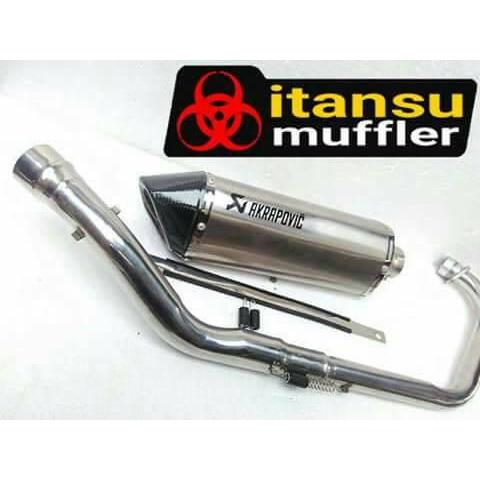 Knalpot Racing R15 V3 Akrapovic Mega Bass