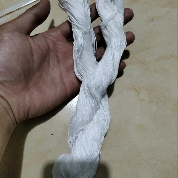 benang nilon untuk ikat kantong jala benang serbaguna warna hitam putih tinggal pilih benang jaring