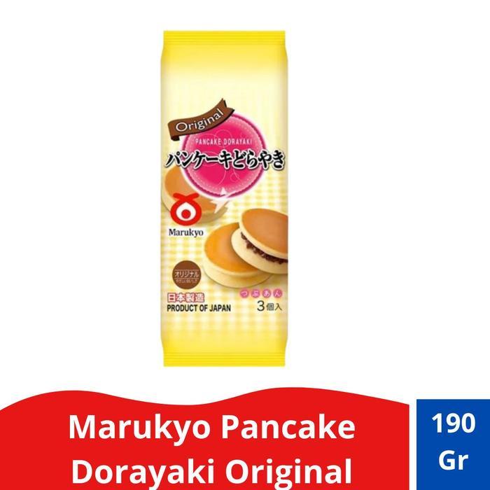 Marukyo Pancake Dorayaki Original Jepang - Dorayaki Rasa Orginal