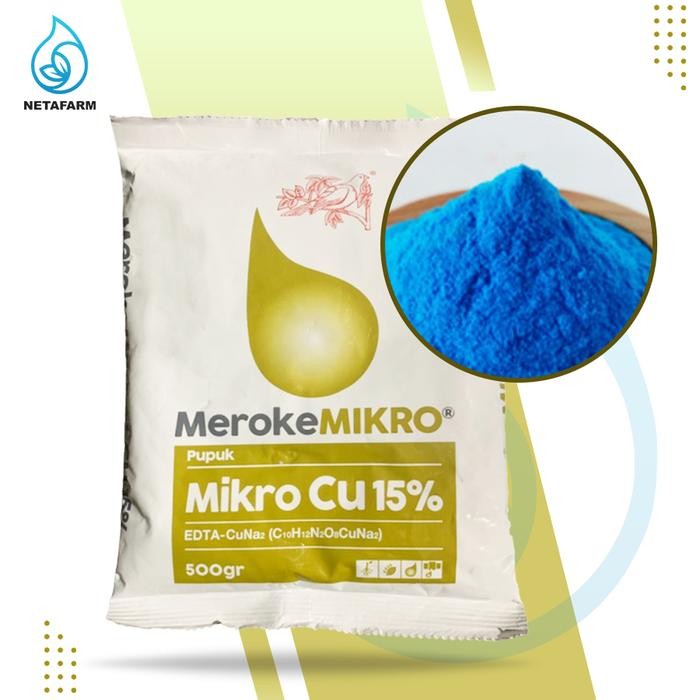 

Promo Pupuk Meroke Mikro Cu 15% Edta 500 Gr - Nutrisi Mikro Tembaga Terjamin