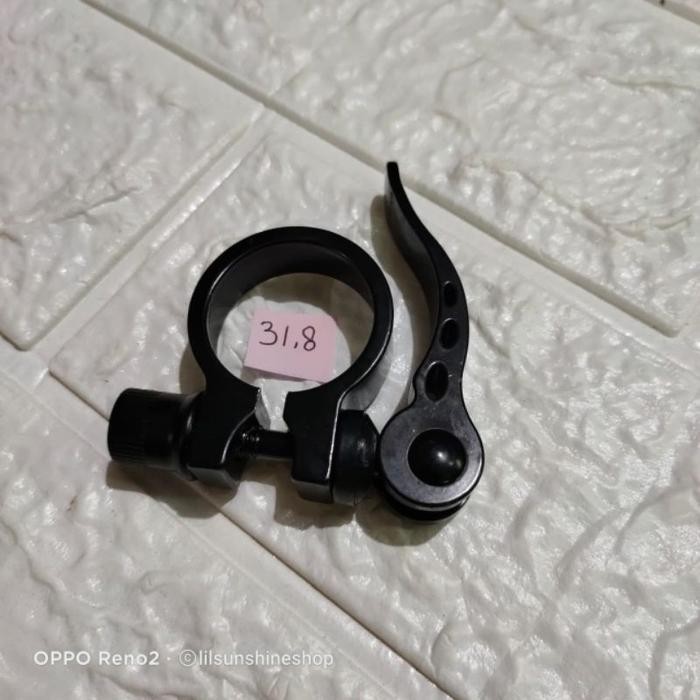 Seatclamp Klem Seatpost Kawel Tiang Sadel 31.8mm Alloy Plus