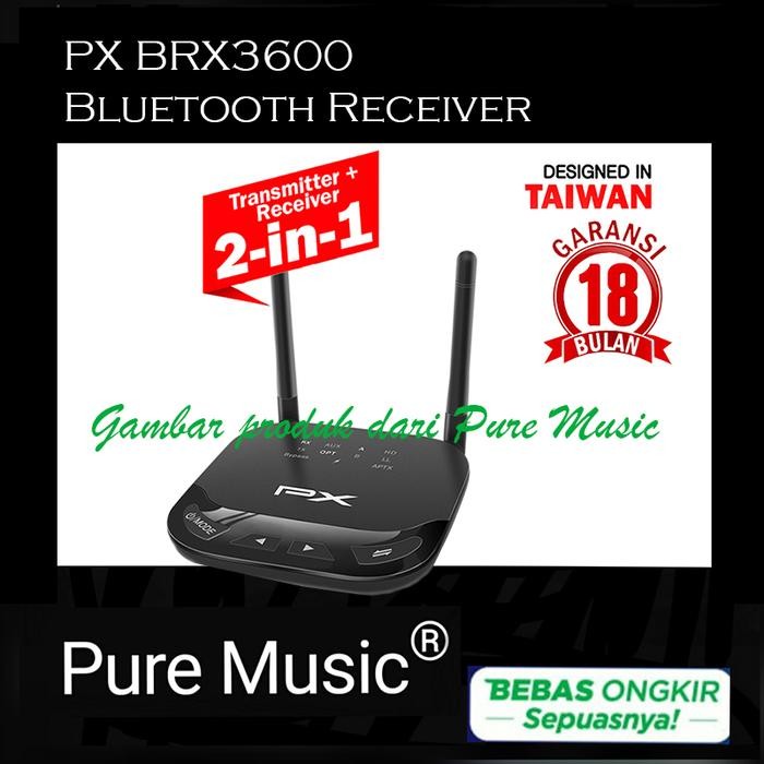 PX BRX-3600 Bluetooth Receiver BRX3600 Ori Garansi PX Indonesia