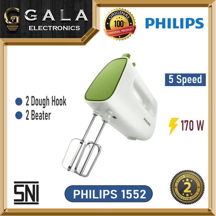 Hand Mixer Philips Hr 1552 Original Philips Pengaduk