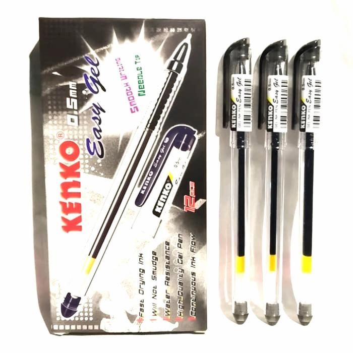 

NEW PRODUK PEN KENKO EASY GELL 0,5 HITAM BIRU (LUSIN) WARUNG ARA67