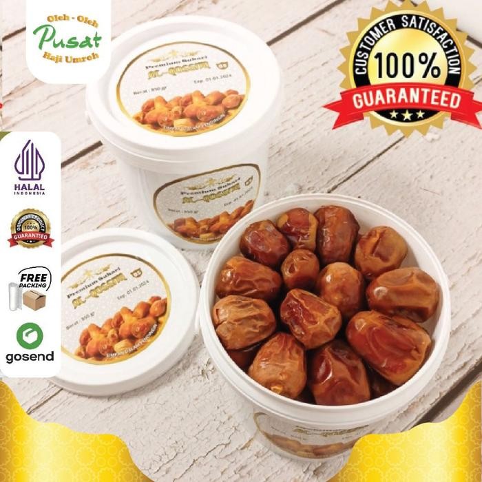 

Pilihan- Kurma Sukari Al Qassim 1/2Kg Kurma Sukkari Ember Gift Makanan Snacks Food